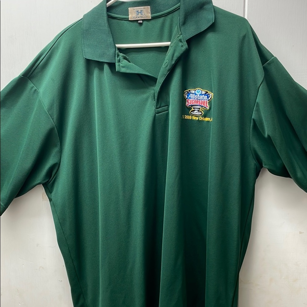 Nike Green Athletic Polo Shirt